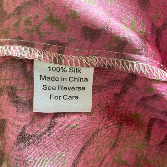 Parker 100% Silk Sleeveless Hombre Dress - Picture 7 of 7